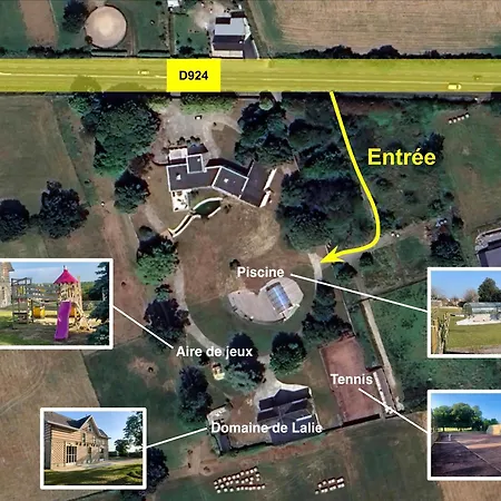 Domaine De Lalie 20pers Piscine Tennis, 8min Saint-Planchers