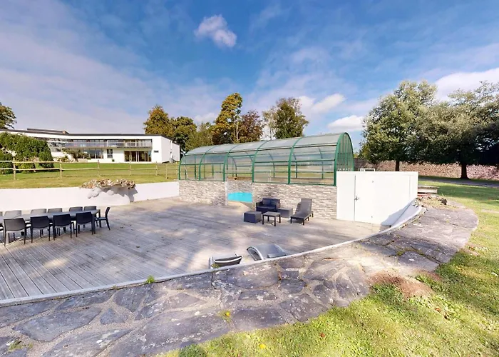 펜션 La Clef Decamp Domaine De Lalie 20pers Piscine Tennis, 8min